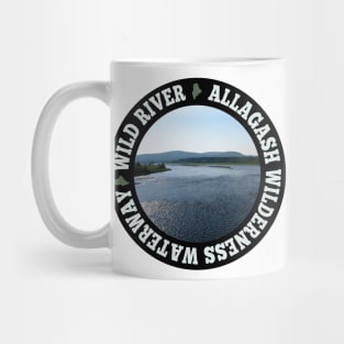Allagash Wilderness Waterway Wild River circle Mug